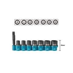 Bộ đầu tuýp siết bu lông 1/4