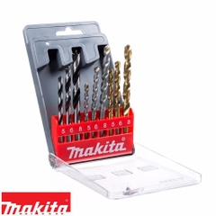 Bộ mũi khoan kim loại/gỗ/bê tông 5.0/6.0/8.0mm Makita D-08660 (9 chi tiết/bộ)