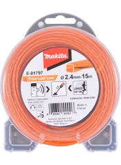 Dây cước cắt cỏ, cam 15Mx2.4mm Makita E-01797