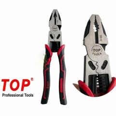 Kìm nhọn đa năng thép CRV 225mm TOP LU-KNH225