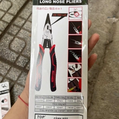 Kìm nhọn đa năng thép CRV 225mm TOP LU-KNH225