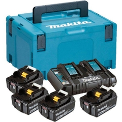 Bộ pin sạc MKP3PT184 (BL1850Bx4 + DC18RD) Makita 197626-8
