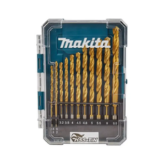 Bộ mũi khoan kim loại HSS-Tin loại kinh tế (13 Cái/bộ) Makita D-72855