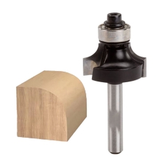 Mũi phay tròn góc ổ bi 1/4