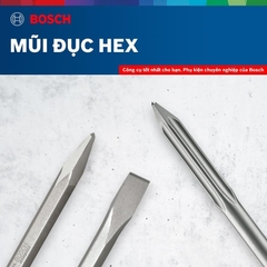 Mũi đục nhọn Hex 30x400mm Bosch 2608690111