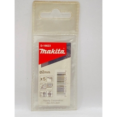 Mũi khoan kim loại HSS-TIN 2X49mm (5 mũi/bộ) Makita D-16623