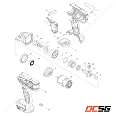 Phụ tùng thay thế chính hãng Makita DTW190