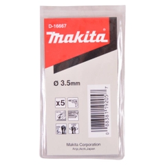 Mũi khoan Inox 3.5x70mm Hss-Co 5% Makita D-16667 (5 mũi)