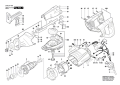 Thanh cữ chặn GSA1100E Bosch 2610956898