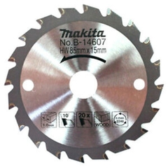 Đĩa cưa gỗ lưỡi hợp kim 20 răng 85x15mm Makita B-14607