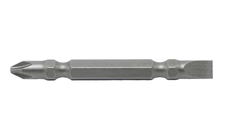 Mũi vít hai đầu SL6-PH2 x 150mm bằng thép S2 Brosco - BRPH2SL60C150 (vỉ 10 cái)