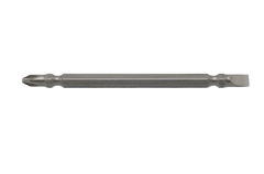Mũi vít hai đầu SL6-PH2 x 150mm bằng thép S2 Brosco - BRPH2SL60C150 (vỉ 10 cái)