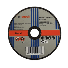 Đá cắt sắt 100x2.5x16mm Bosch 2608600091