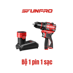 Máy Khoan Dùng Pin 16V/2.0Ah 10mm 3 Chức Năng SFUNPRO DR10A