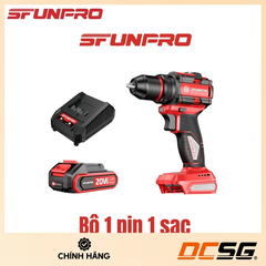 Máy Khoan Dùng Pin 20V/2.0Ah 13mm 3 Chức Năng SFUNPRO DCR13A
