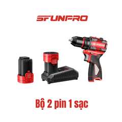 Máy Khoan Dùng Pin 16V/2.0Ah 10mm 3 Chức Năng SFUNPRO DR10A