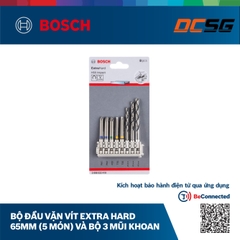 Bộ mũi khoan và mũi vặn vít Pick & Click (8 chi tiết) Bosch 2608522419