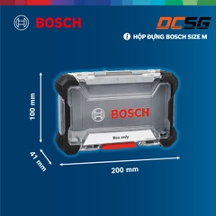Hộp đựng mũi vặn vít và mũi khoan Pick & Click 1 mặt Bosch 2608522362