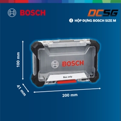 Hộp đựng mũi vặn vít và mũi khoan Pick & Click 1 mặt Bosch 2608522362