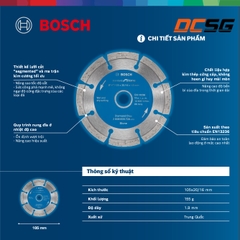 Đĩa cắt kim cương Standard for Stone Bosch 2608603728