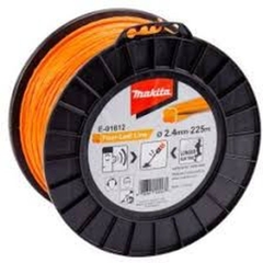 Dây cước cắt cỏ, cam 2.4mmx225m Makita E-01812
