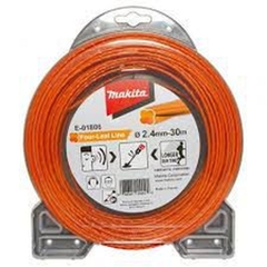 Dây cước cắt cỏ, cam 30Mx2.4mm Makita E-01806