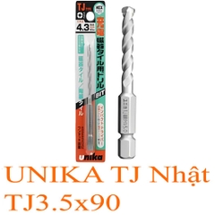 Mũi khoan gạch men Unika (Nhật) chuôi lục giác mã TJ