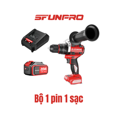 Máy Khoan Dùng Pin 20V/4.0Ah 13mm 3 Chức Năng  SFUNPRO DCD13A