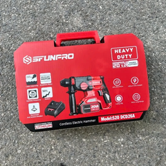 Máy Khoan Đục Bê Tông 20V/4.0Ah SFUNPRO DCD26A