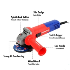 Máy mài góc 100mm, công suất 750W Workpro WP472022