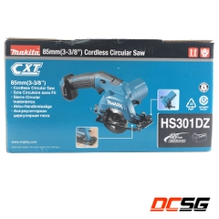 Máy cưa đĩa 85mm dùng pin 12Vmax Makita HS301DZ (không pin sạc)