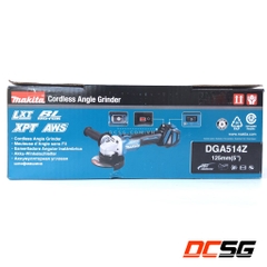 Máy mài góc 125mm dùng pin 18V Makita DGA514Z (không pin sạc)