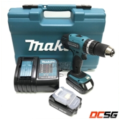 Máy khoan búa, vặn vít 13/36/13mm dùng pin 18V Makita DHP453SYX1