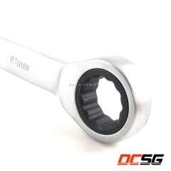 Cờ lê kết hợp 2 đầu vòng loại sâu và miệng 15mm bằng thép CrV Kendo-15215