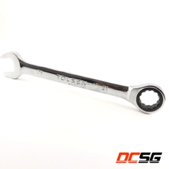 Cờ lê kết hợp 2 đầu vòng loại sâu và miệng 17mm bằng thép CrV Kendo-15217