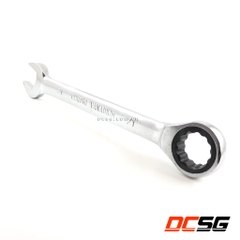 Cờ lê kết hợp 2 đầu vòng loại sâu và miệng 17mm bằng thép CrV Kendo-15217
