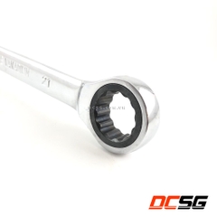 Cờ lê kết hợp 2 đầu vòng loại sâu và miệng 17mm bằng thép CrV Kendo-15217