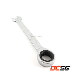 Cờ lê kết hợp 2 đầu vòng loại sâu và miệng 19mm bằng thép CrV Kendo-15219