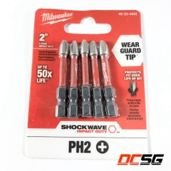 Mũi vít bake PH2x50.8mm Milwaukee 48-32-5004 (1 mũi)