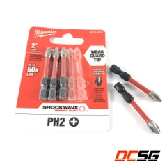 Mũi vít bake PH2x50.8mm Milwaukee 48-32-5004 (1 mũi)