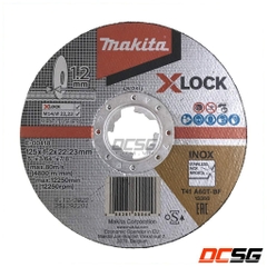 Đá cắt mỏng cho Inox (X-Lock/125x1.2x22.23mm/A60T) Makita E-00418