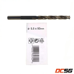 Mũi khoan Inox 5.5x93mm Hss Mforce Makita D-29686