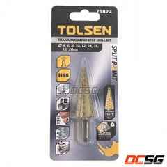Mũi khoan bậc 4.0-20mm Tolsen HSS 75872