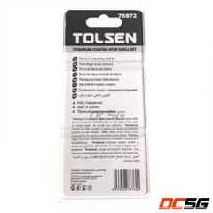 Mũi khoan bậc 4.0-20mm Tolsen HSS 75872