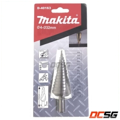 Mũi khoan tháp 4-32mm HSS Makita D-40163