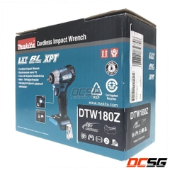 Máy siết bu lông dùng 9.5mm dùng pin 18V Makita DTW180Z (không pin sạc)