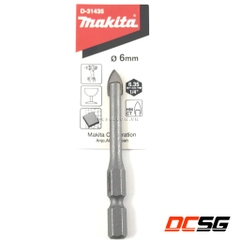 Mũi khoan gạch men 6.0x65mm chuôi lục giác Makita D-31435