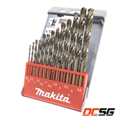 Bộ mũi khoan kim loại và Inox 1.5-6.5mm Hss-Co 5% Makita D-57180 (13 chi tiết/bộ)