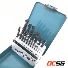 Bộ mũi khoan kim loại 1.0-10mm Hss-R Makita D-54081 (19 chi tiết/bộ)