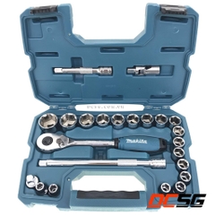 Bộ cần siết tự động và đầu tuýp Makita B-65589 (23 chi tiết/bộ)